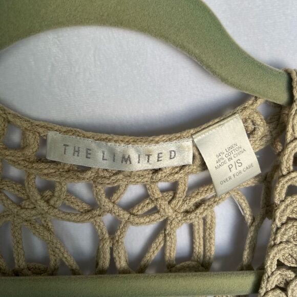 The Limited Linen Blend Knit Vest size Small - Picture 3 of 5